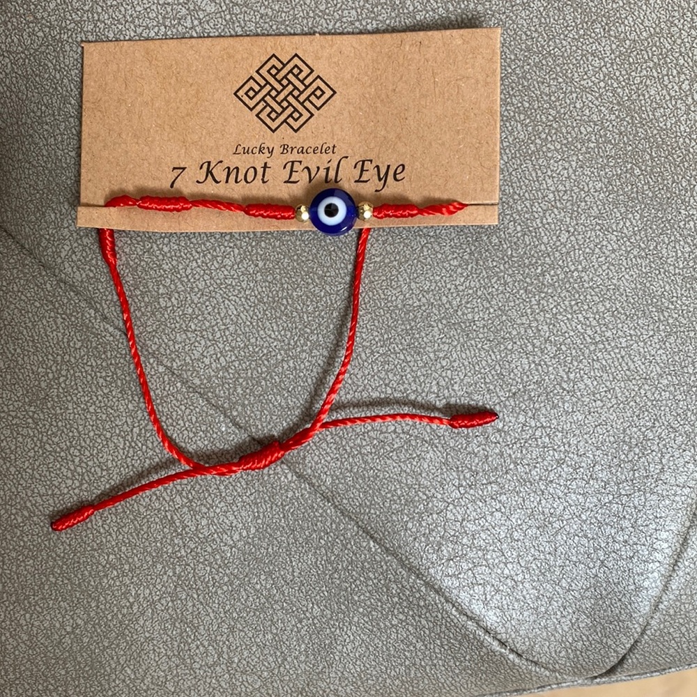 7 knots handmade devil eye lucky bracelet!!!